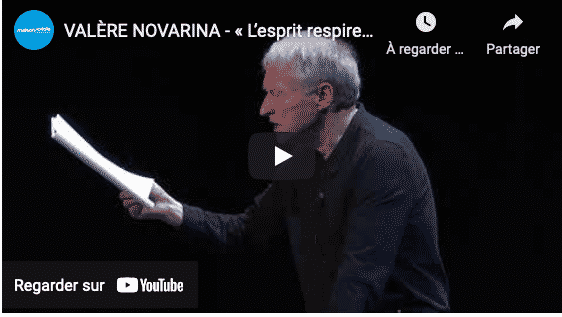 Lecture musicale : Valère Novarina