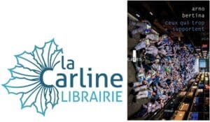 2 juin 2022 Arno Bertina à la librairie La Carline (Forcalquier – 04)