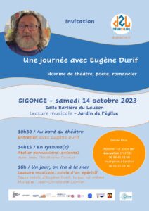 14 octobre / Une journée avec Eugène Durif / Sigonce – 04