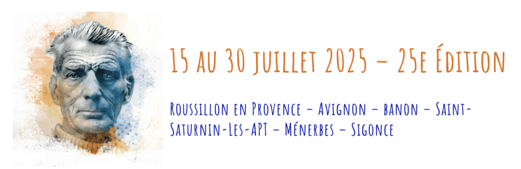 15 juillet / Sigonce / Festival Beckett